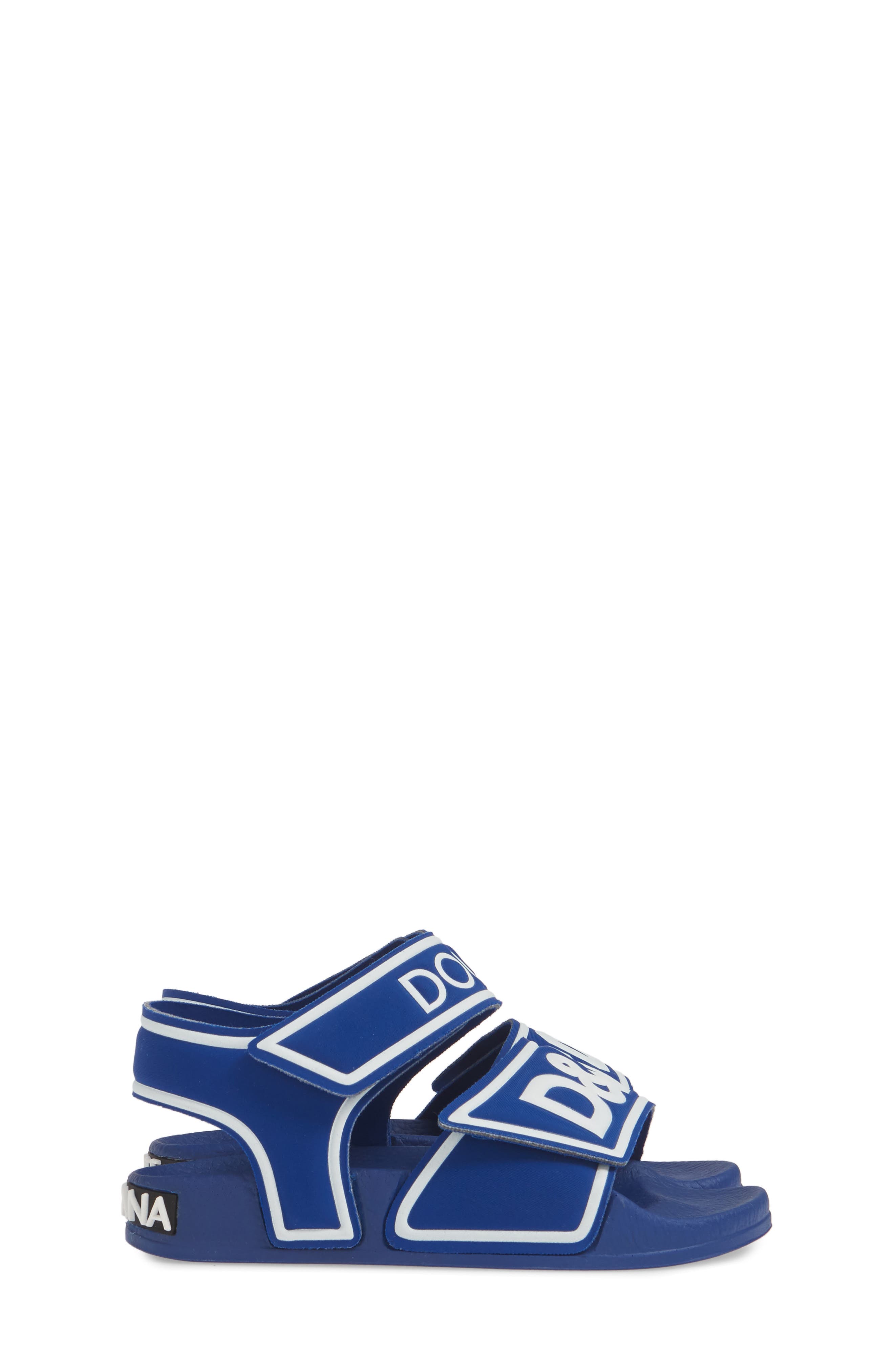 Dolce&Gabbana Jelly Fisherman Sandal, Alternate, color, 