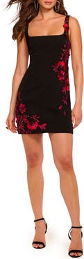 Ramy Brook Tina Floral Embellished Cocktail Minidress