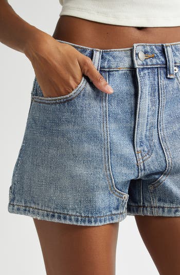 【関税&送料込】Alexander Wang Denim Carpenter Shorts Alexander Wang High Waist Denim Carpenter Shorts | Nordstrom