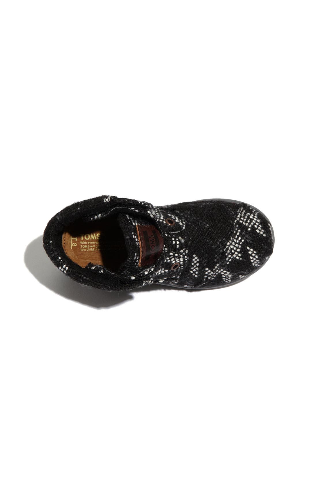 TOMS 'Botas Tiny - Houndstooth' Chukka Boot, Alternate, color, 