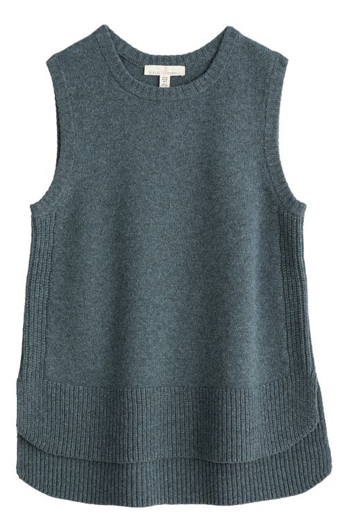 Seasalt Cornwall Coupling Merino Wool Blend Vest In Blue