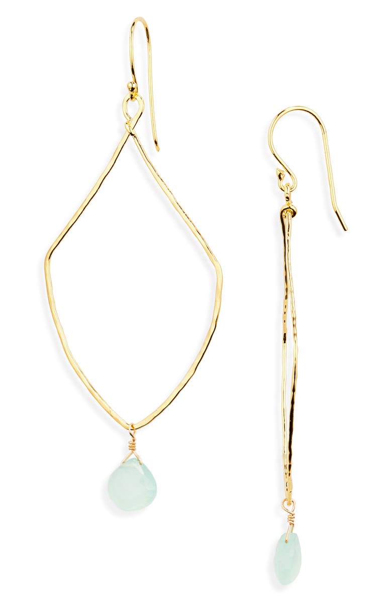 Kiara by Ki-Ele Morocco Drop Earrings, Main, color, Gold