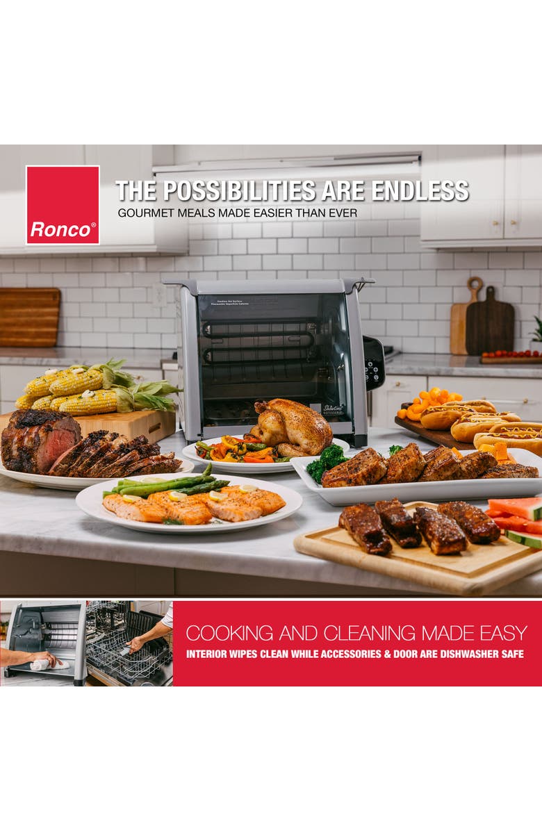 RONCO 6000 Platinum Series Rotisserie Oven, Alternate, color, Silver