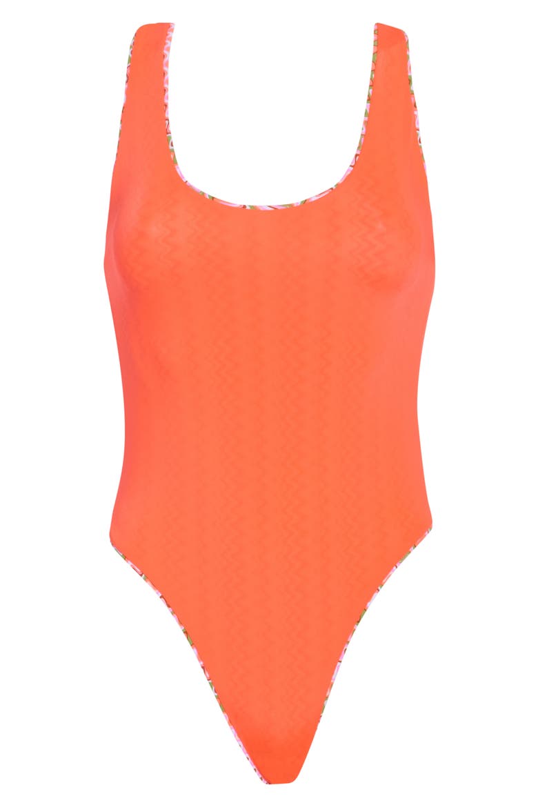 Claire One Piece Swimsuit, Alternate, color, OPEN PINK