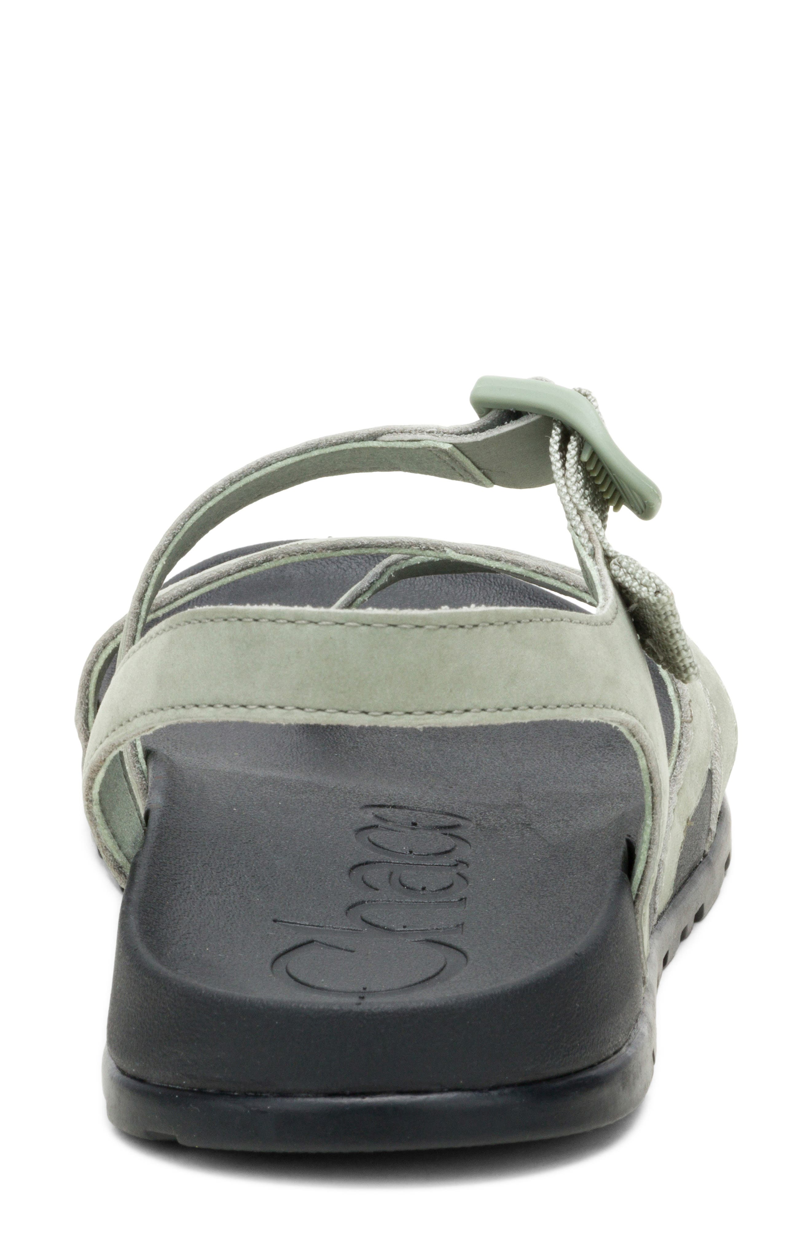 Lowdown Leather Sandal, Alternate, color, WHITE SAGE
