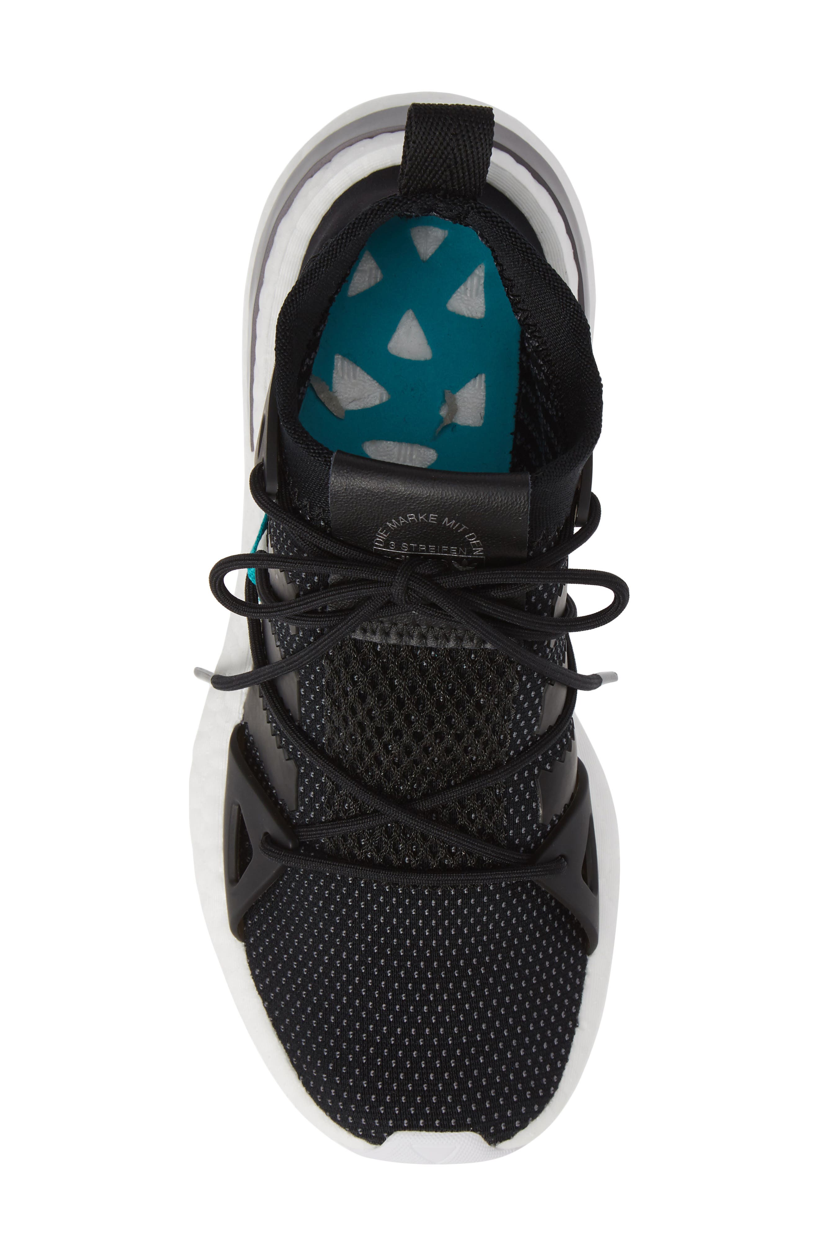 Arkyn Sneaker, Alternate, color, BLACK/ BLACK/ WHITE