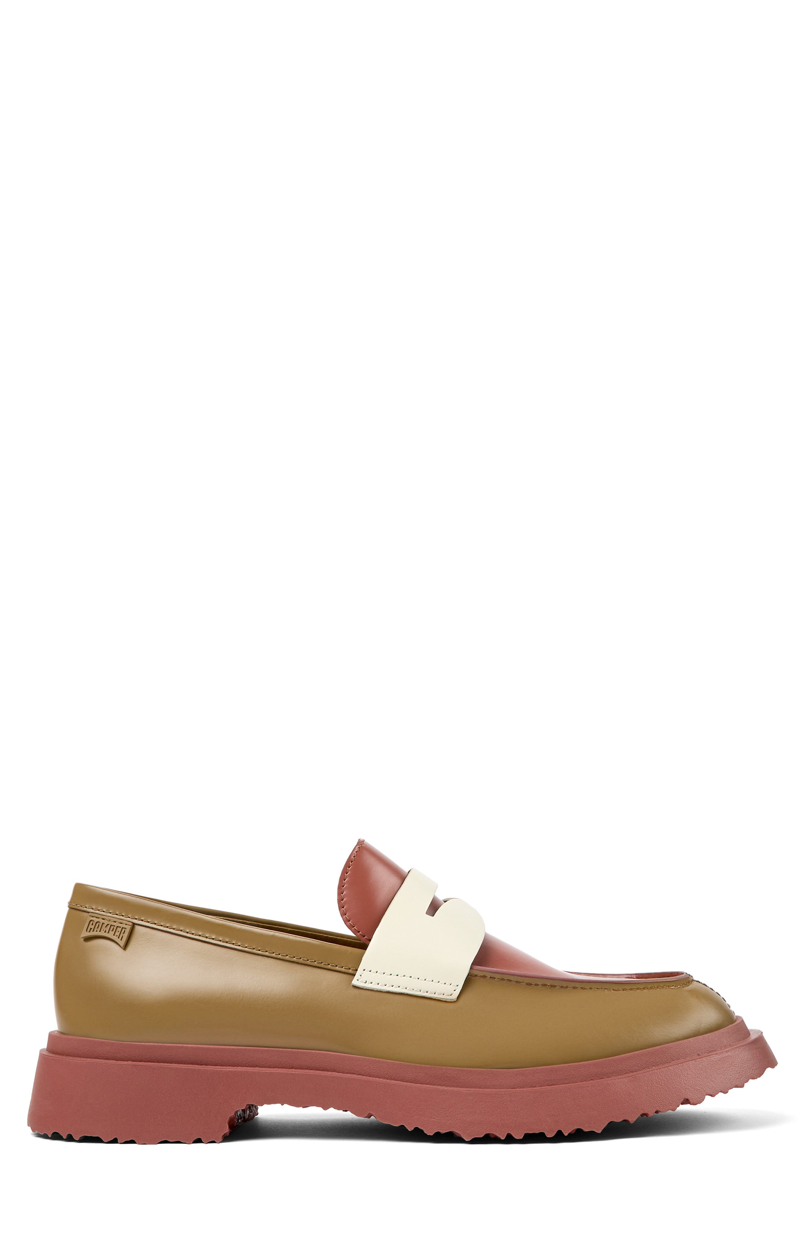 Twins Mismatched Penny Loafer, Alternate, color, TAN