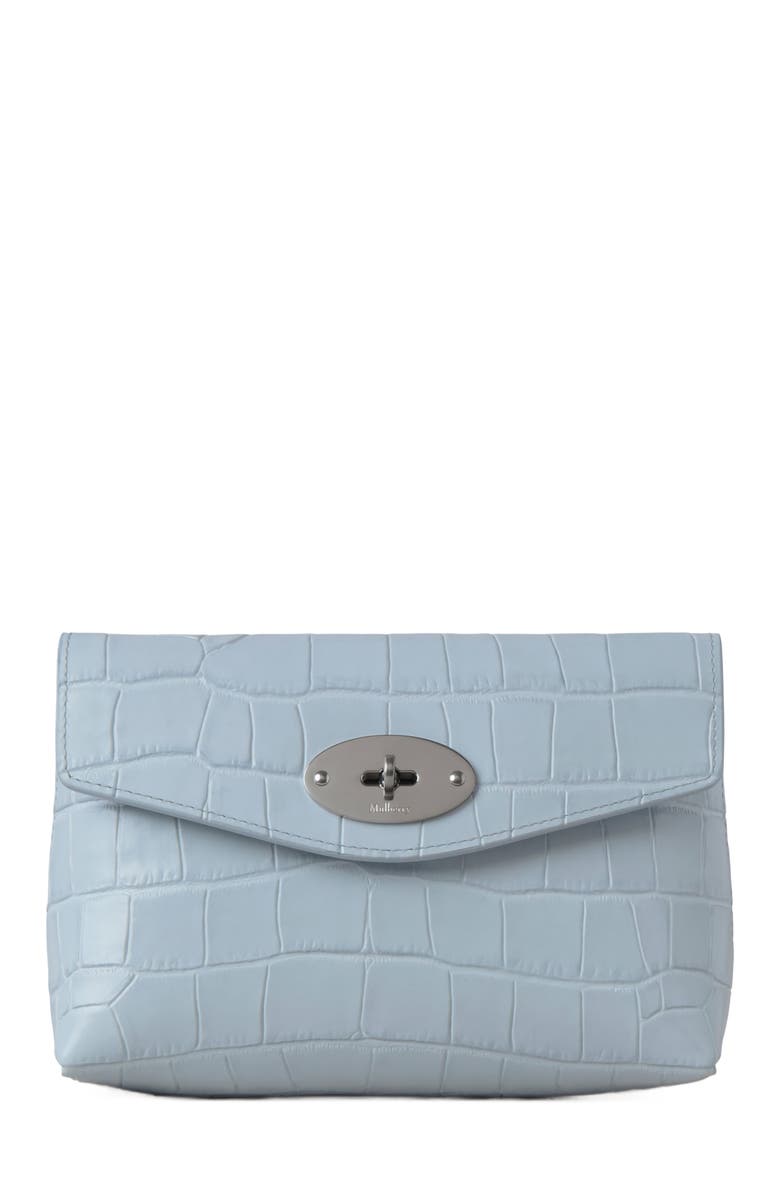 Mulberry Darley Leather Cosmetic Pouch, Main, color, 