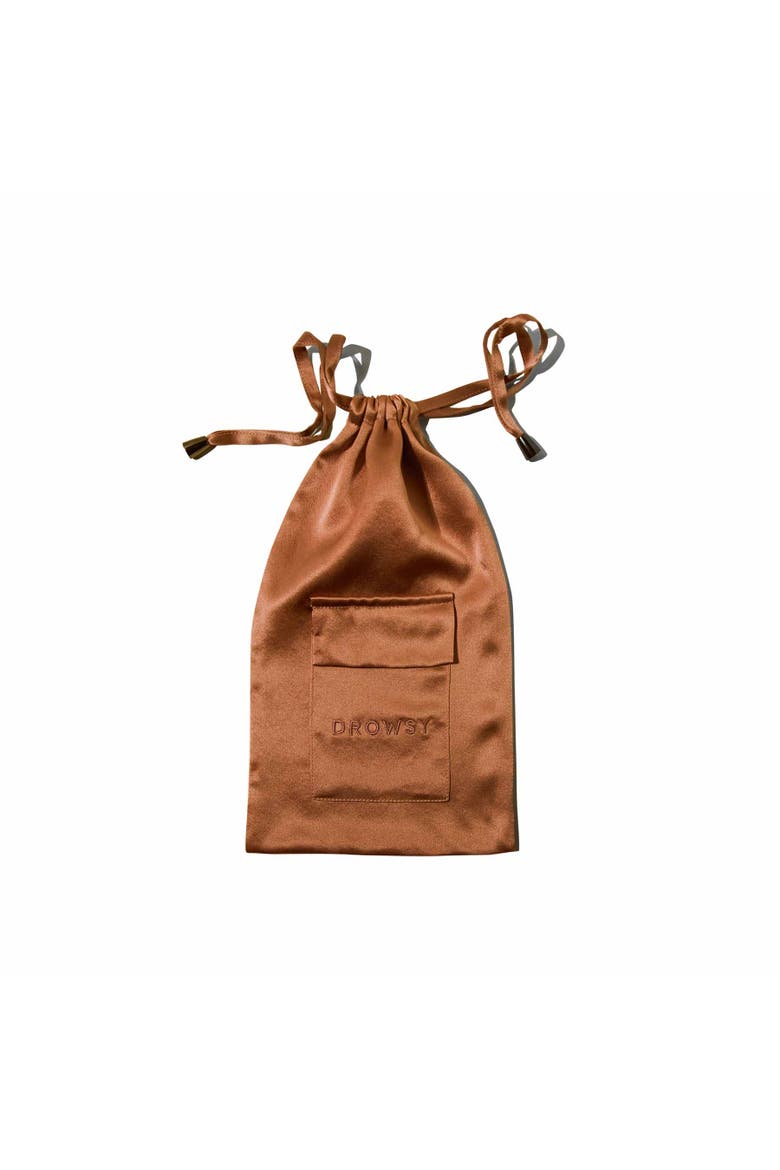 Silk  Carry Pouch, Main, color, Pumpkin Spice