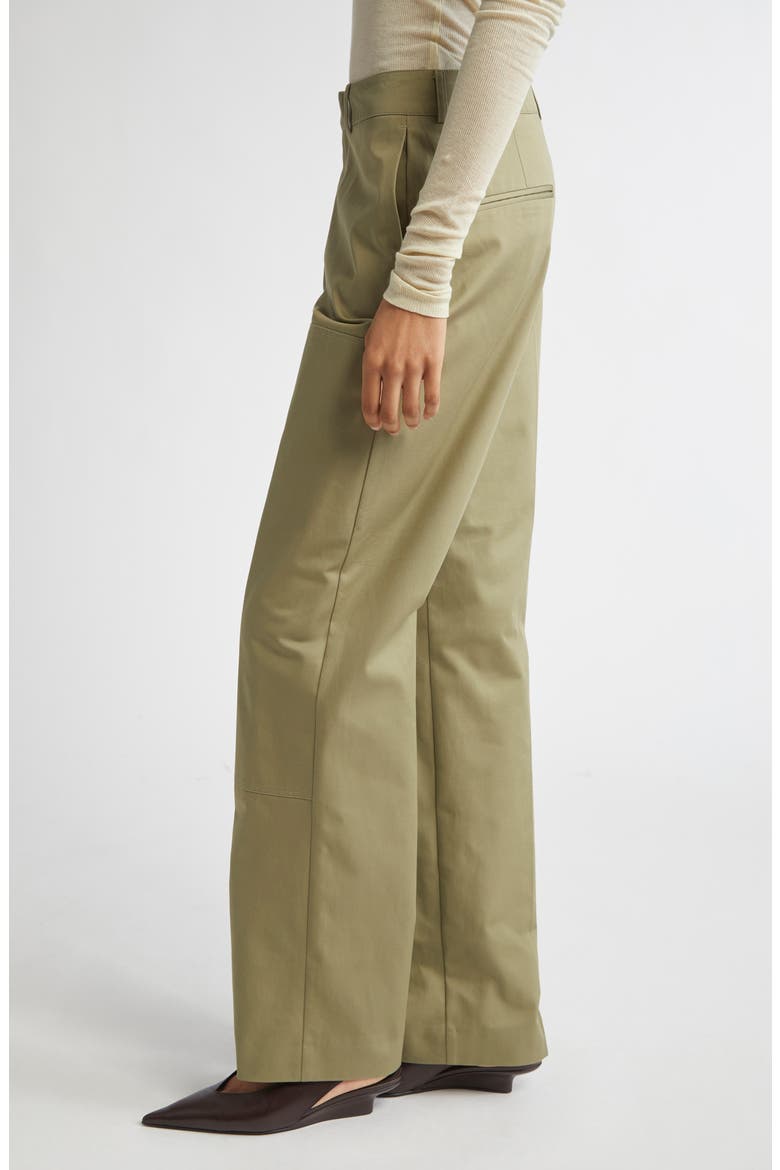 Worker Organic Cotton Patch Pants, Alternate, color, LIME