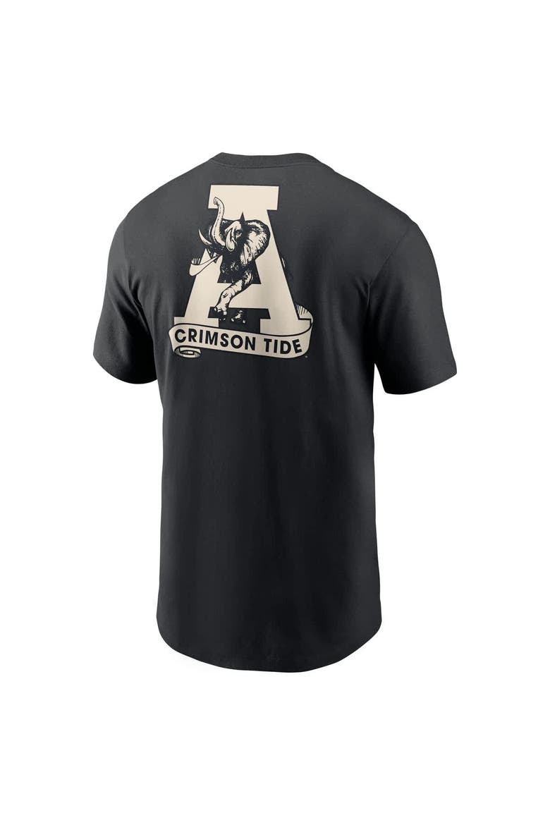Men's Nike Black Alabama Crimson Tide Fashion T-Shirt, Alternate, color, Black