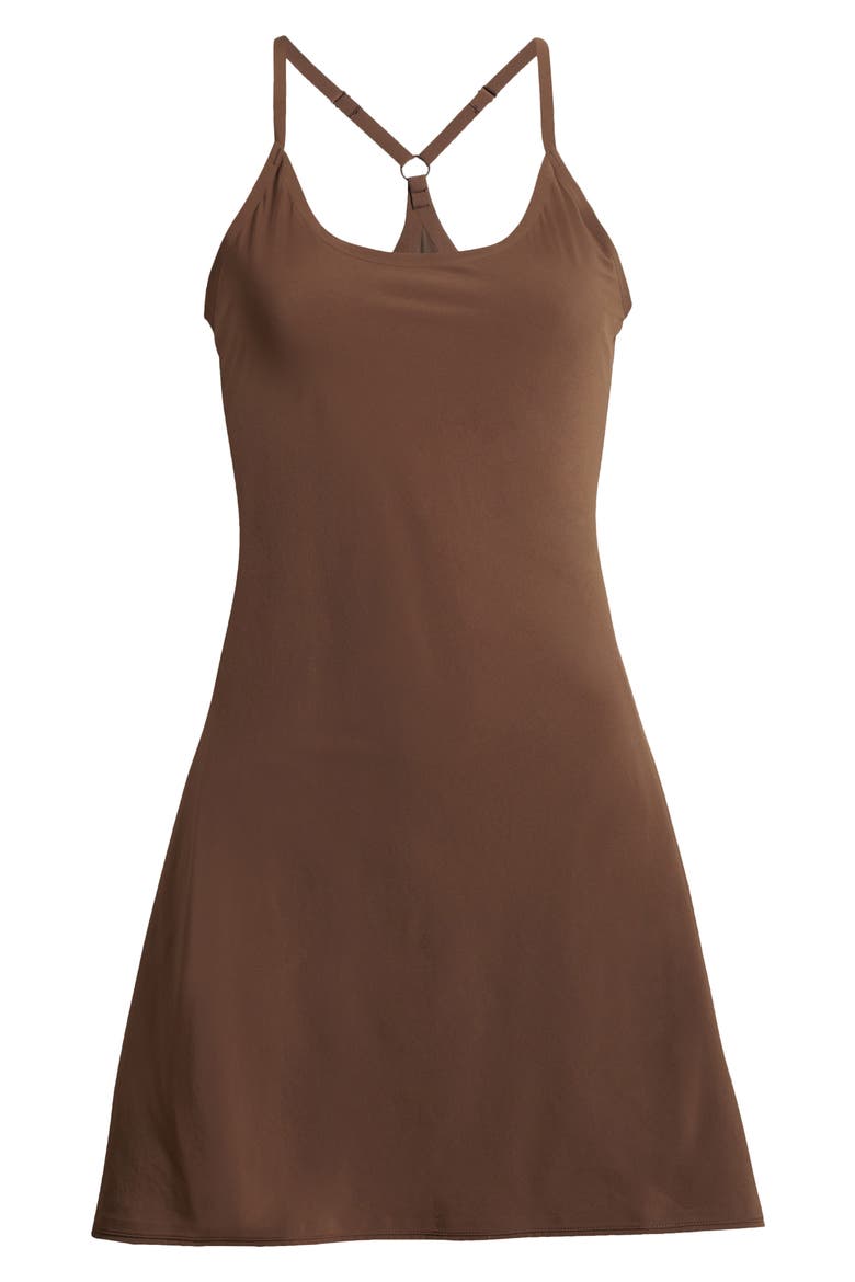 The Exercise Dress, Alternate, color, CHOCOLATE