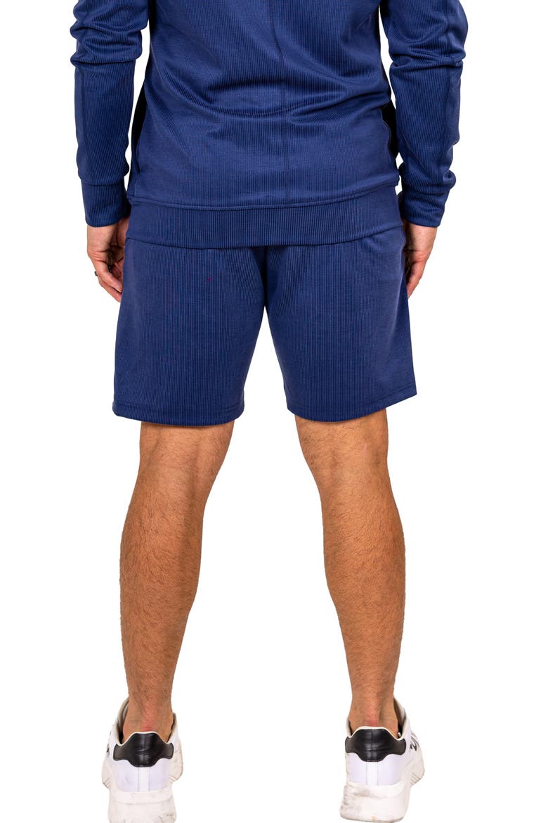 Martha Rib Knit Shorts, Alternate, color, BLUE