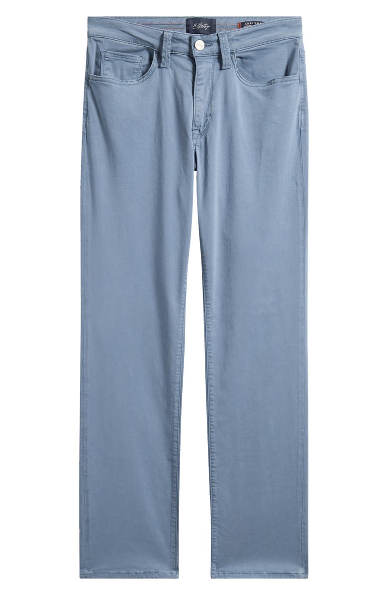 34 Heritage Charisma Relaxed Straight Leg 5-Pocket Pants, Main, color, Flint Stone Twill