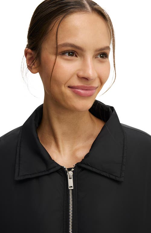 Cotton On Body Active The Mother Puffer Faux Fur Collar Bomber In Black