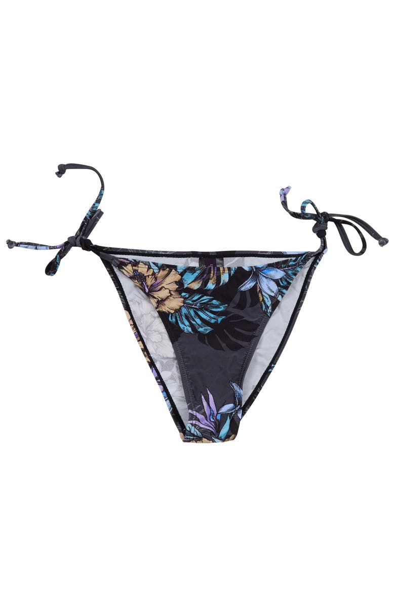 Lords of Harlech Exotic Floral Womens Bikini Bottom, Alternate, color, Exotic Floral Black