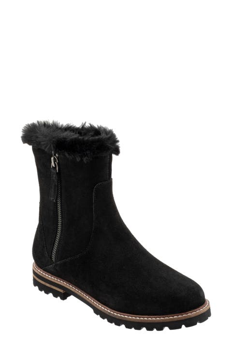 Forever Faux Shearling Trim Boot (Women)