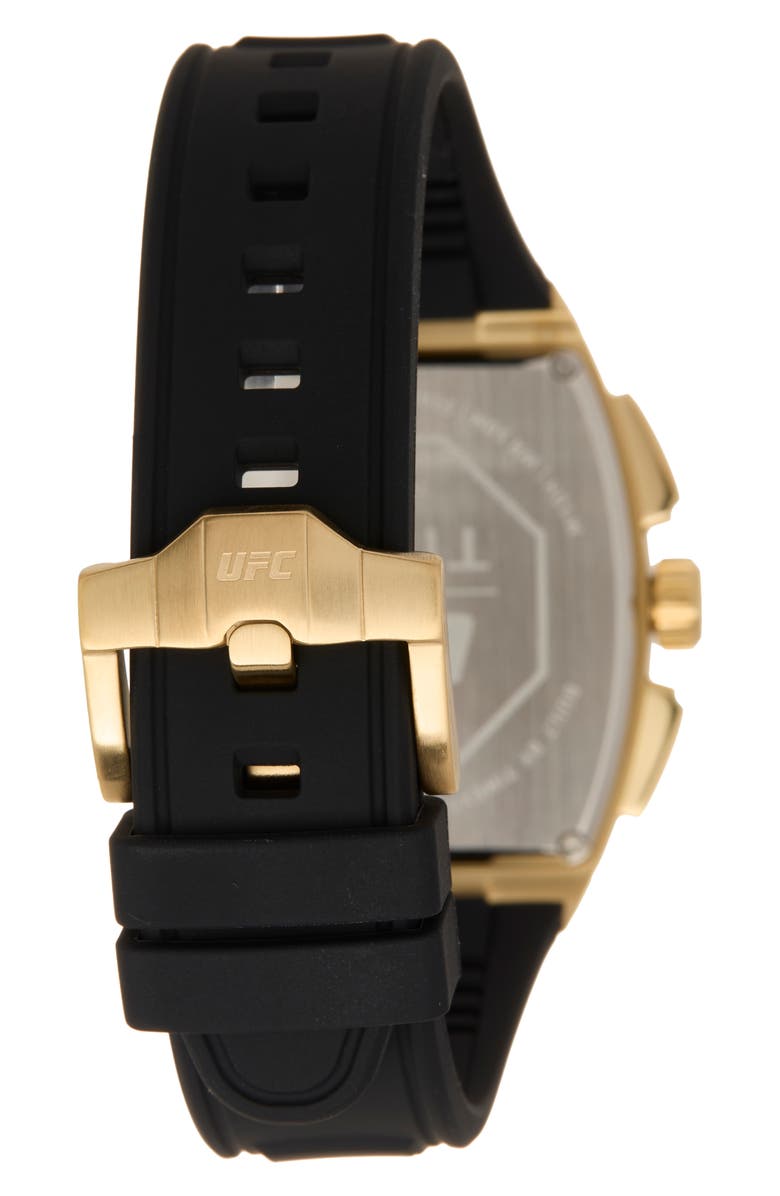 Timex<sup>®</sup> x UFC Beast Silicone Strap Watch, 51mm, Alternate, color, Gold