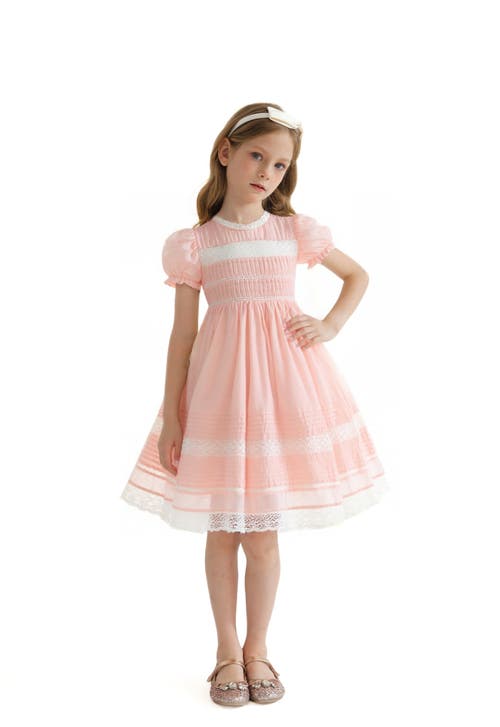Sweet Cactus London Pleated Dress In Pink