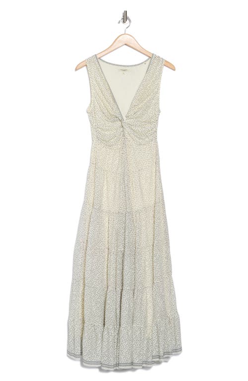 MAX STUDIO MAX STUDIO TWIST FRONT SLEEVELESS MAXI DRESS