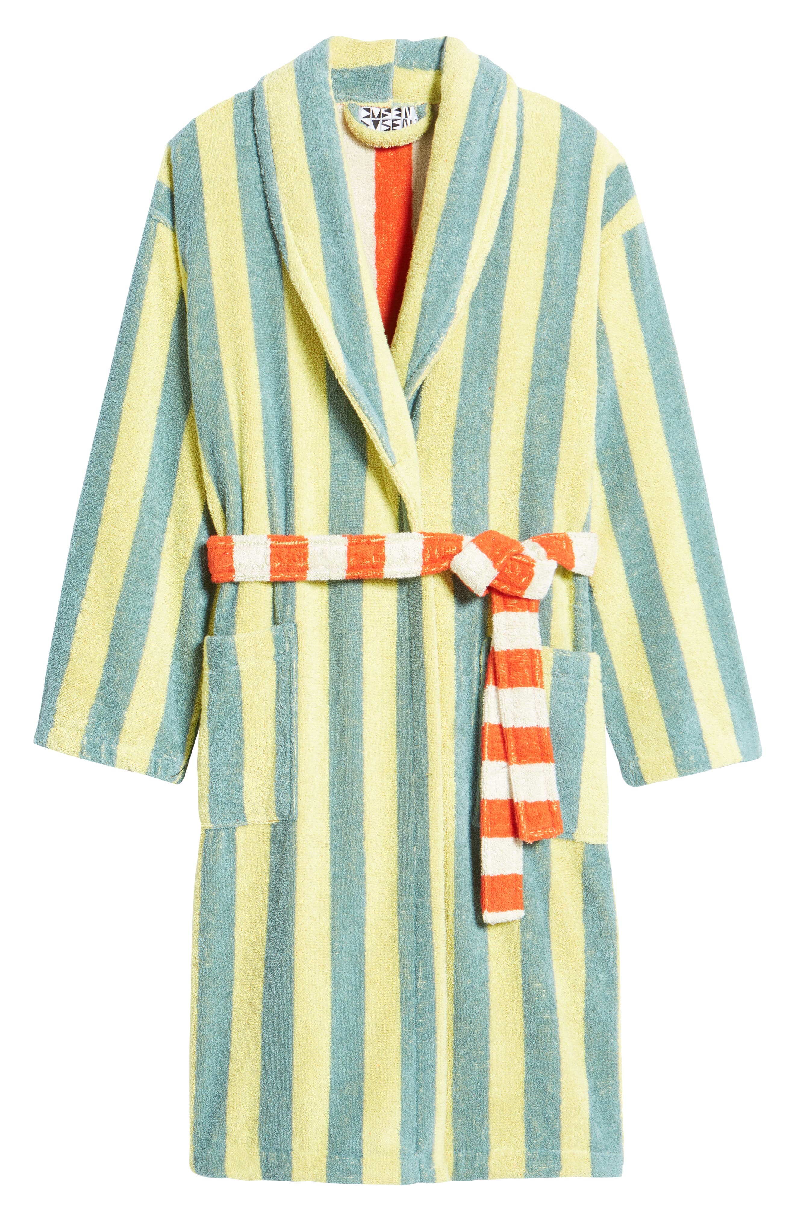Dusen Dusen Stripe Terry Bathrobe | Nordstrom