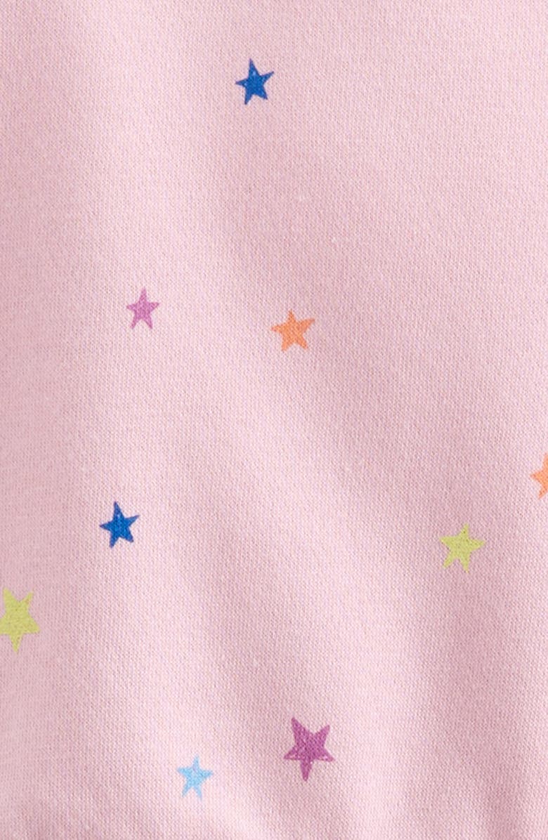 Tucker + Tate Ruffle Fleece Sweatshirt & Joggers Set, Alternate, color, Pink Lavender Cheerful Stars