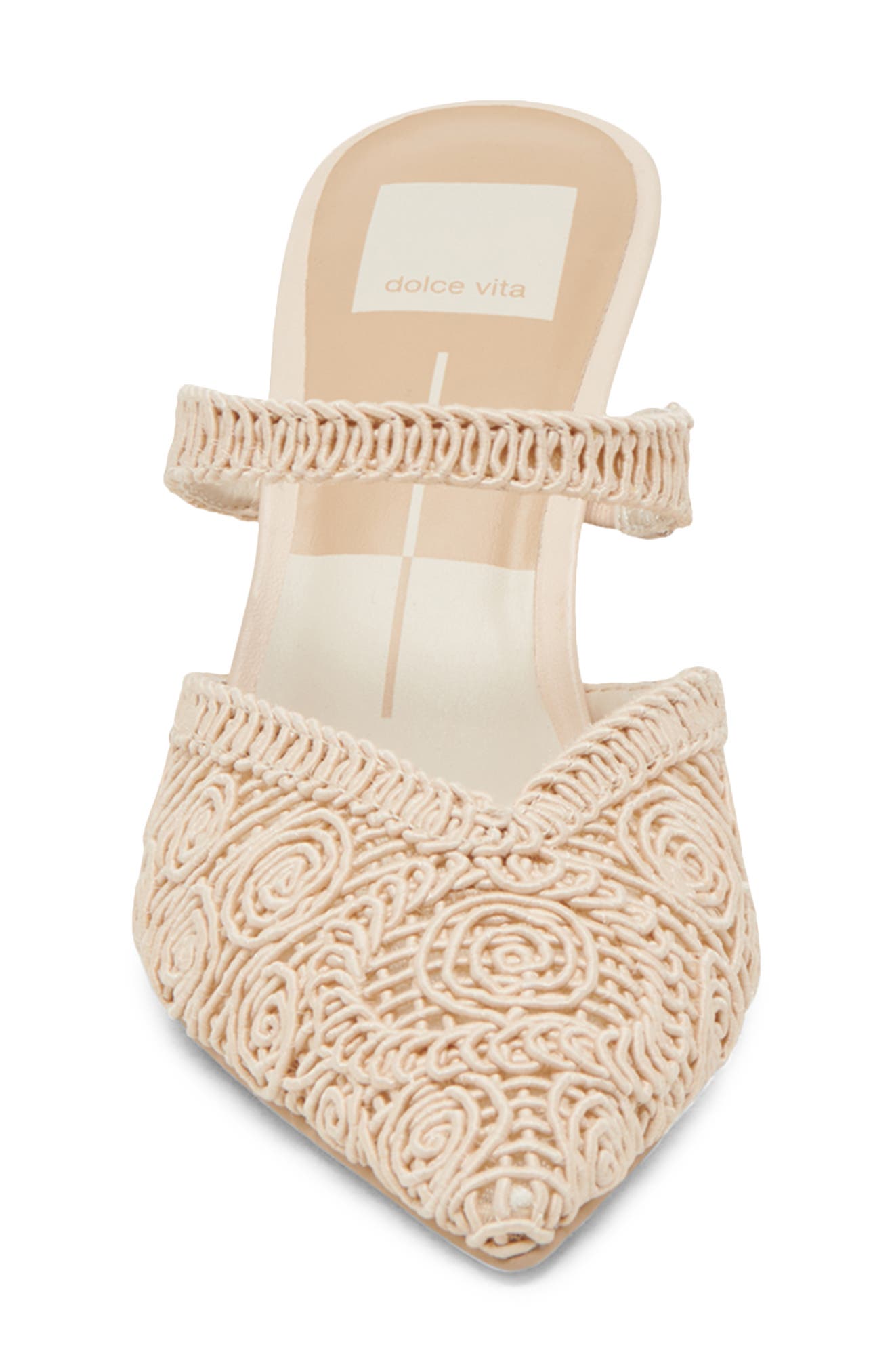 Kassy Mule, Alternate, color, NATURAL MACRAME