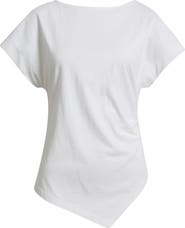 Open Edit Asymmetric Cotton T-Shirt