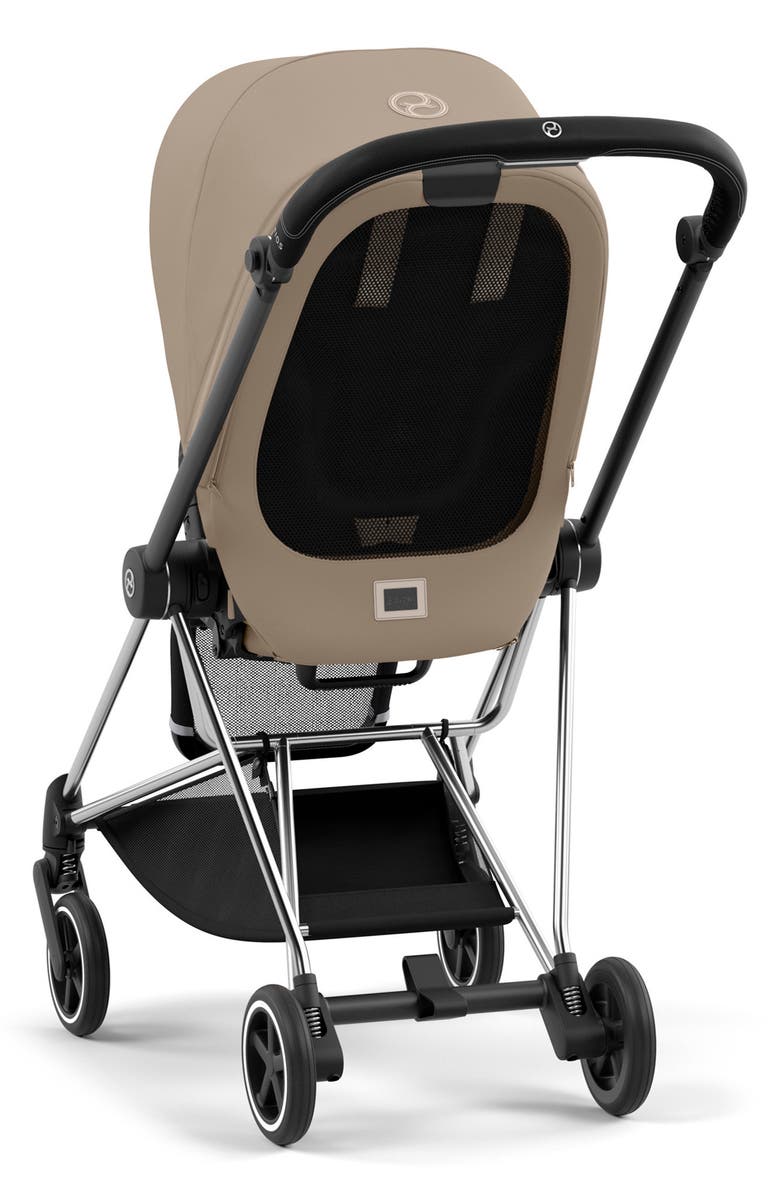 CYBEX MIOS 3 Compact Lightweight Stroller, Alternate, color, Cozy Beige Black