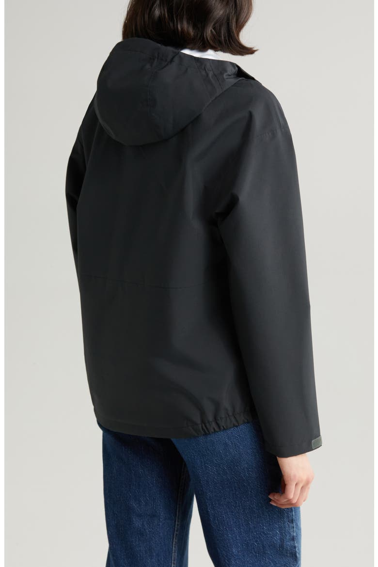 Cielo Water Repellent Hooded Rain Jacket, Alternate, color, COTOPAXI BLACK
