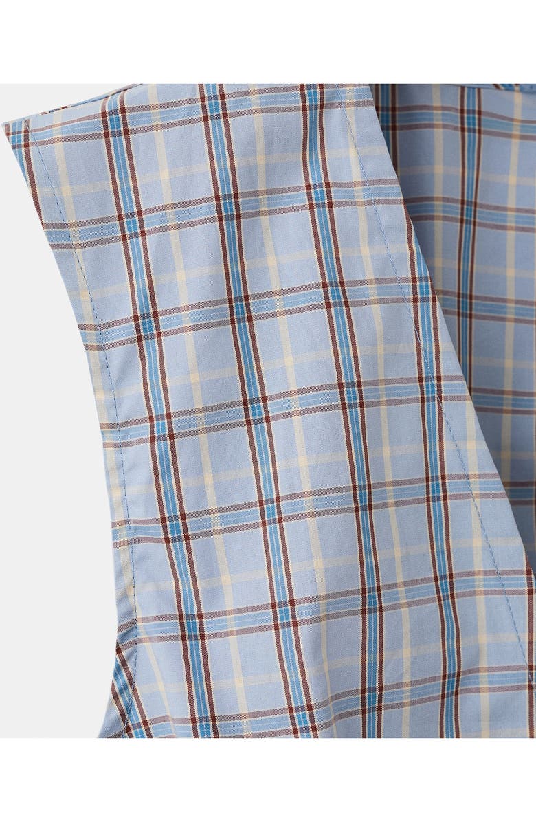 MANGO Ruched Sleeveless Top, Alternate, color, Blue