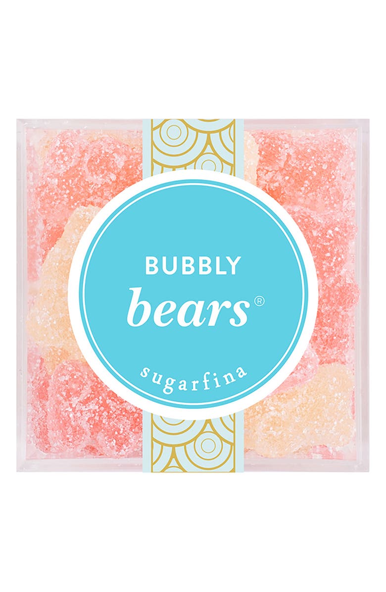 sugarfina Bubbly Bears Small Candy Cube, Alternate, color, Aqua