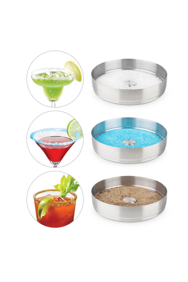 2 Tier Cocktail Rimmer, Alternate, color, Multicolored