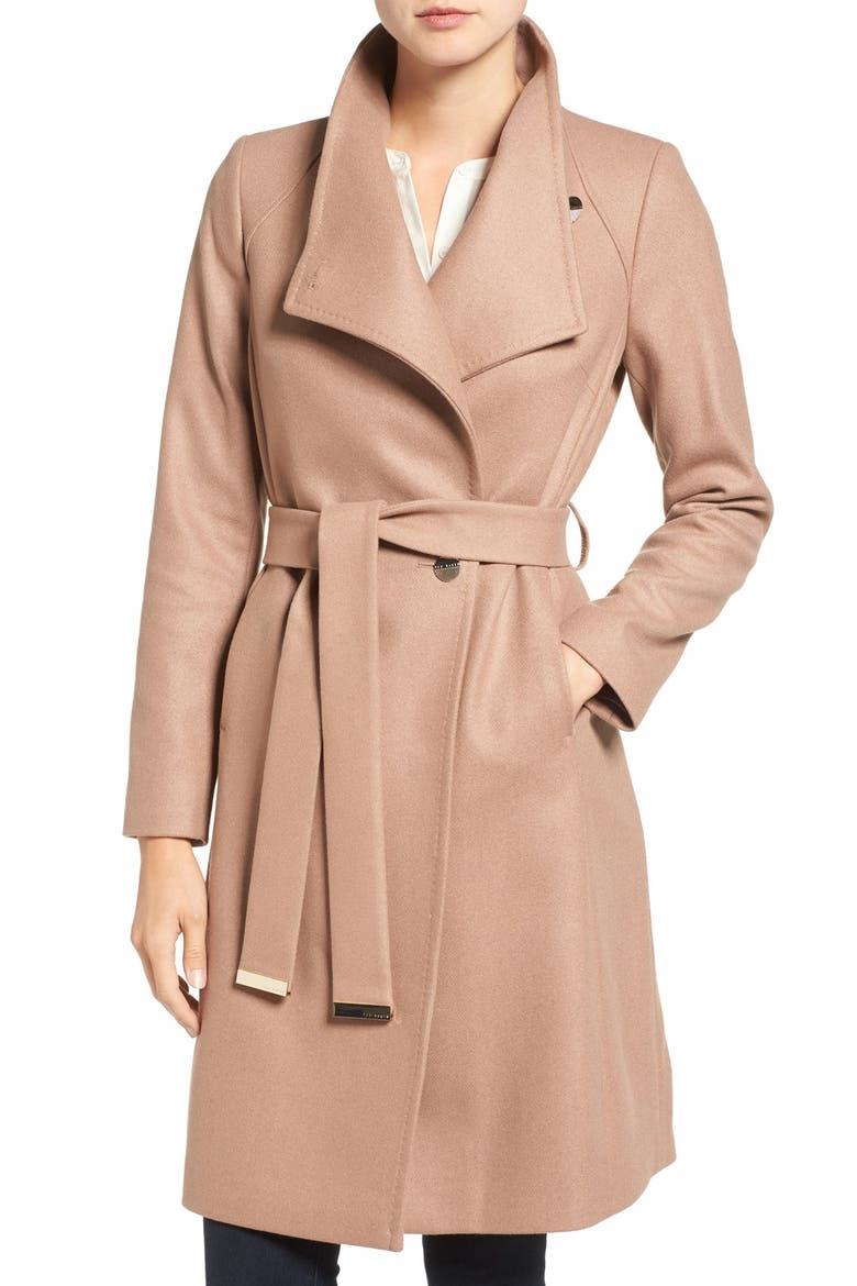 Wrap Coat, Main, color, CAMEL