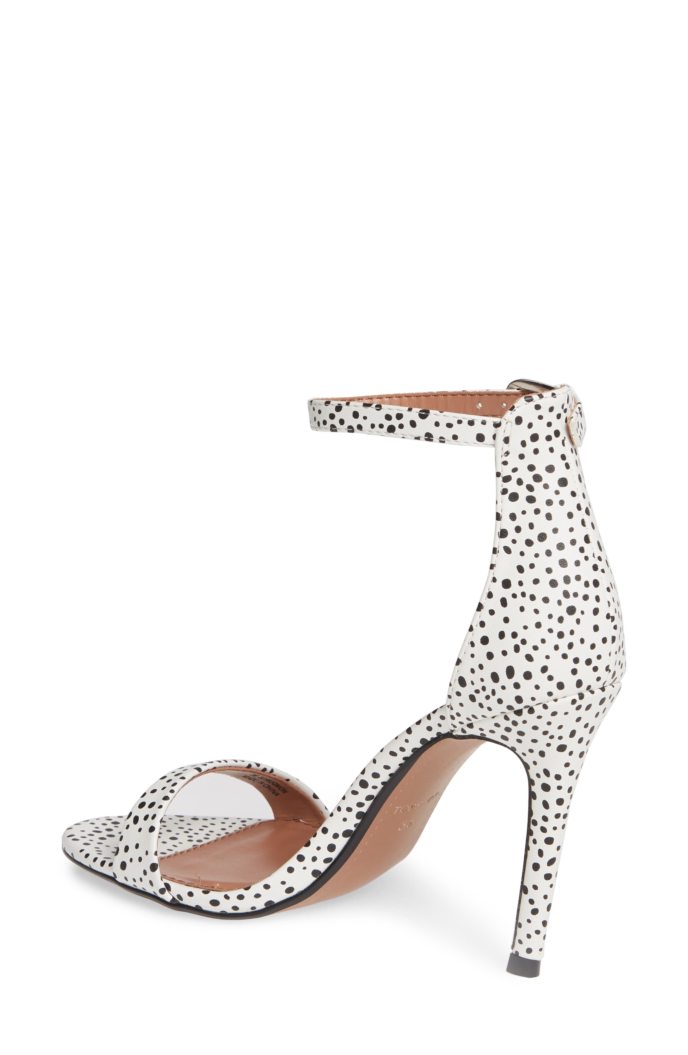 Susie 2 Dot Ankle Strap Sandal, Alternate, color, BLACK MULTI
