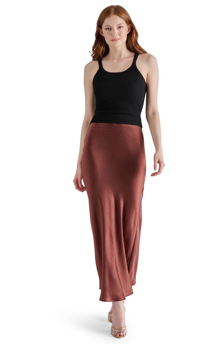Satin Trumpet Skirt
