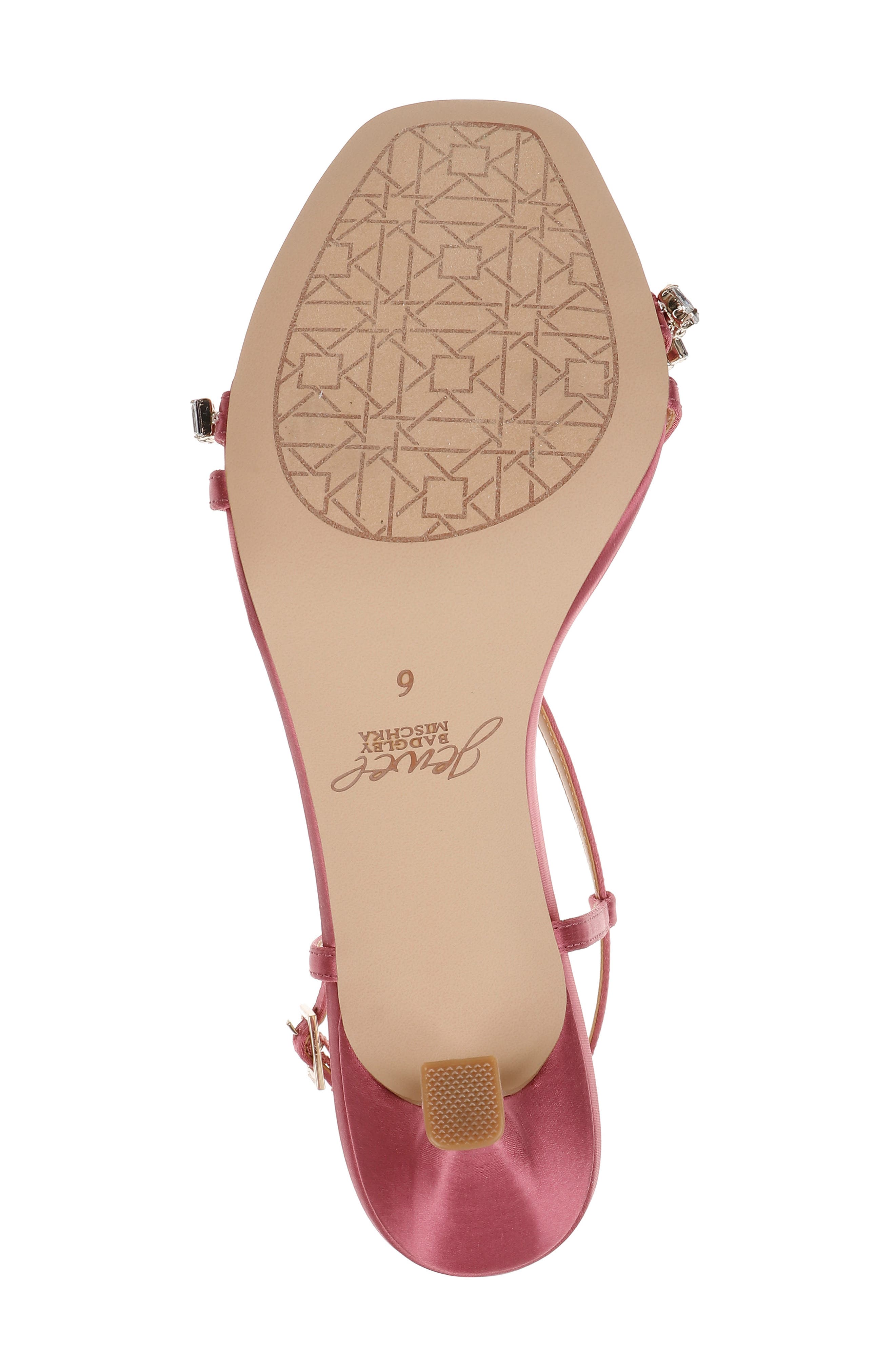 Jewel Badgley Mischka Alexis Slingback Sandal, Alternate, color, Chianti