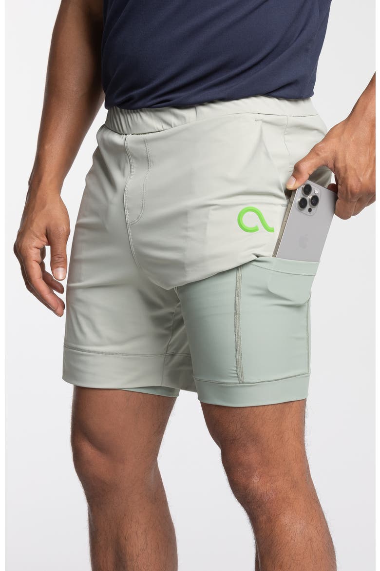 Momentum Pickleball Shorts, Alternate, color, Sage