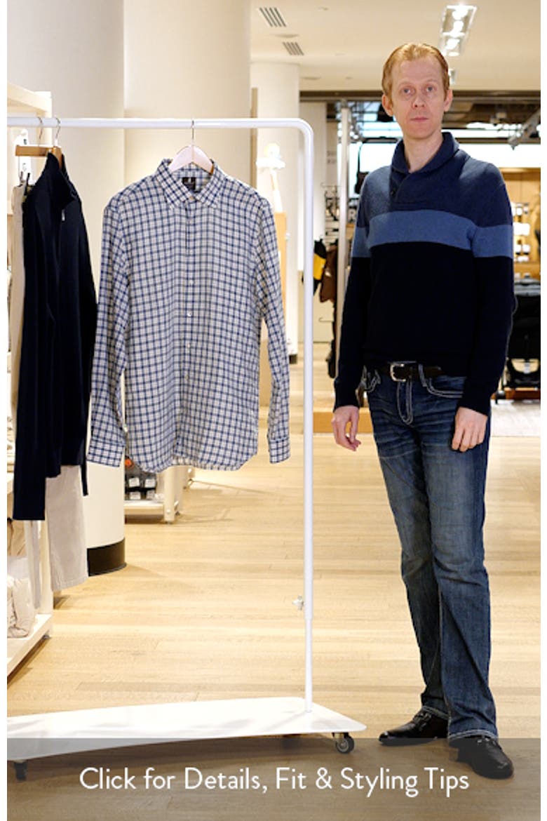 Tad Plaid Linen Blend Button-Up Shirt video
