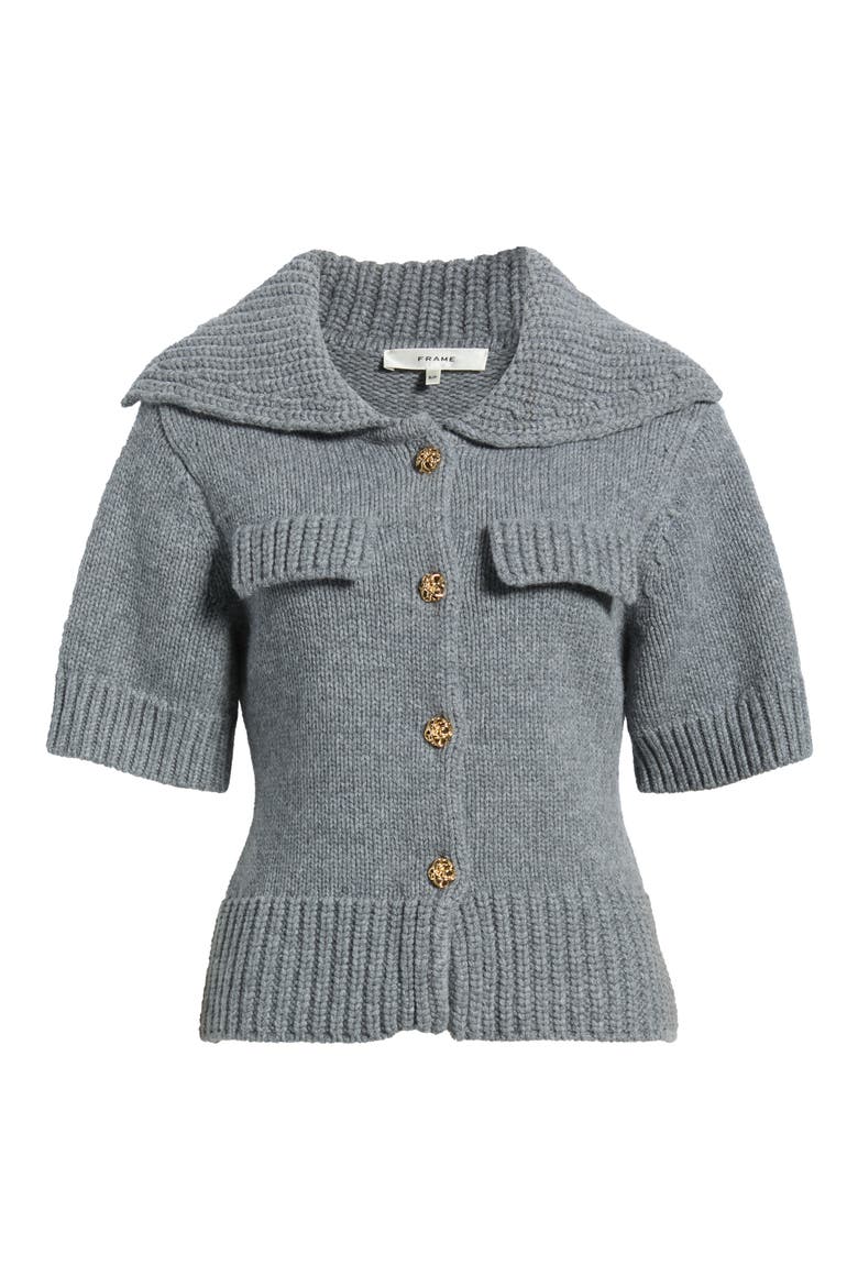The Doll Wool Cardigan, Alternate, color, CHARCOAL HEATHER