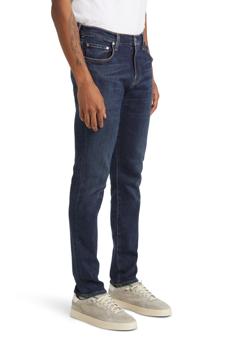 London Slim Taper Fit Stretch Cotton & Cashmere Jeans, Alternate, color, PROSPECT