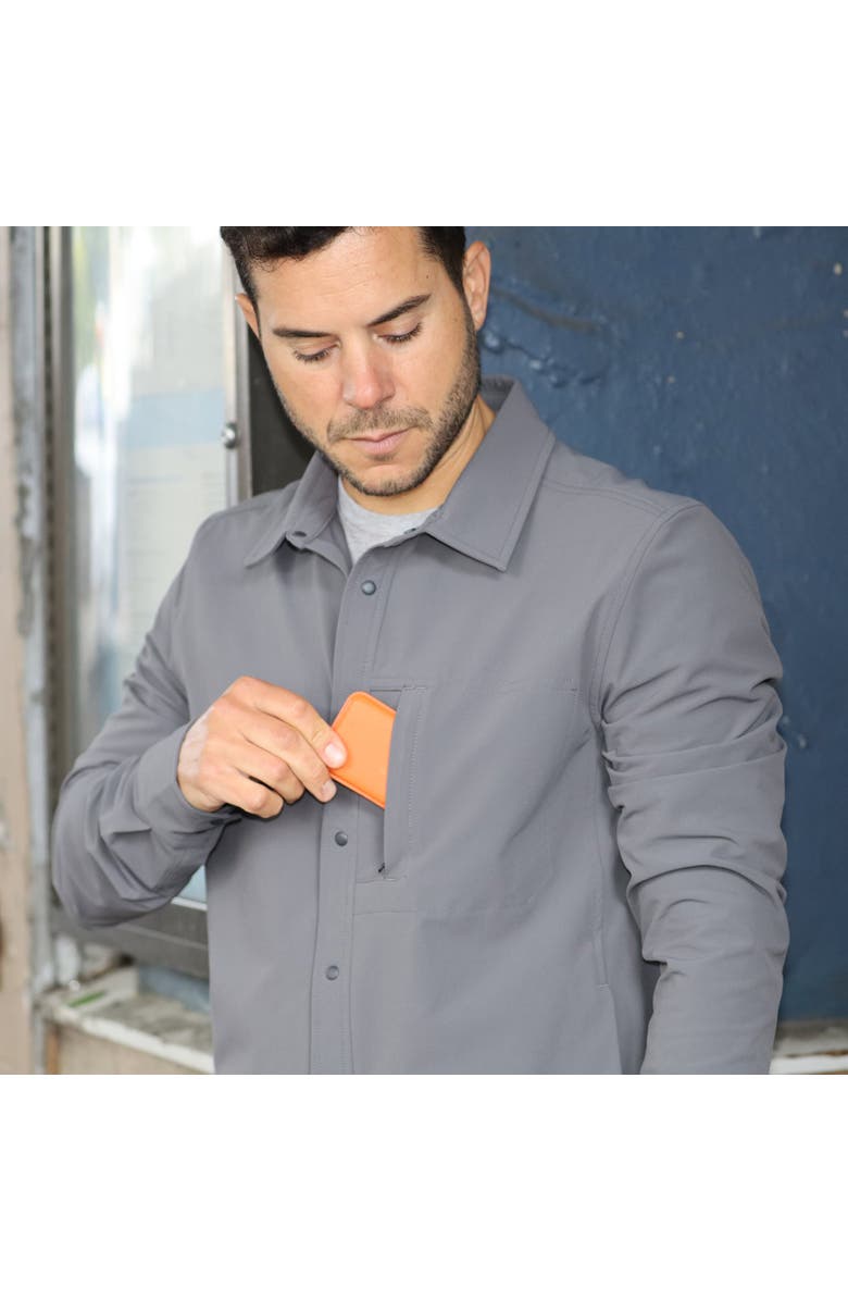 Myles Apparel Everyday Overshirt, Alternate, color, Graphite