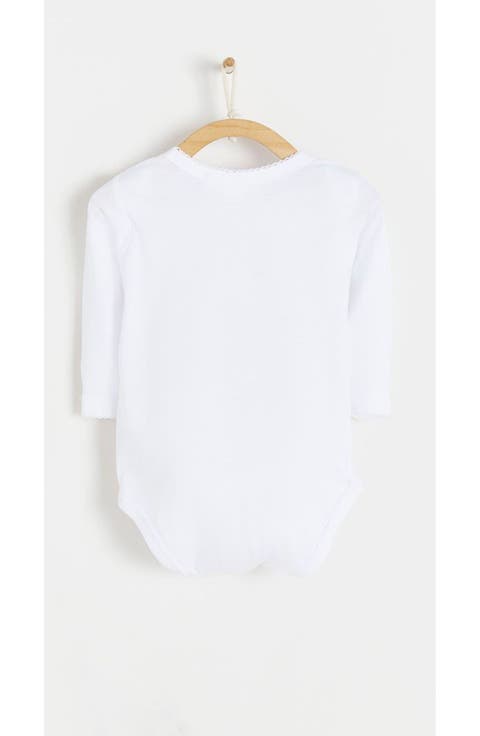 Logo Long Sleeve Bodysuit 2-Pack for Infant