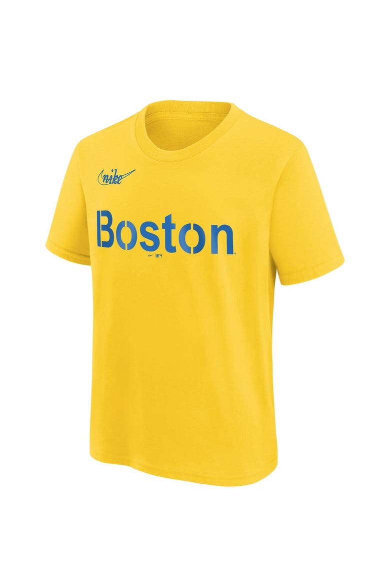 Youth Nike David Ortiz Gold Boston Red Sox City Connect Name & Number T-Shirt, Alternate, color, Gold