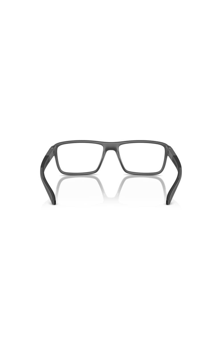 ARNETTE 52mm Rectangle optical glasses, Alternate, color, Grey