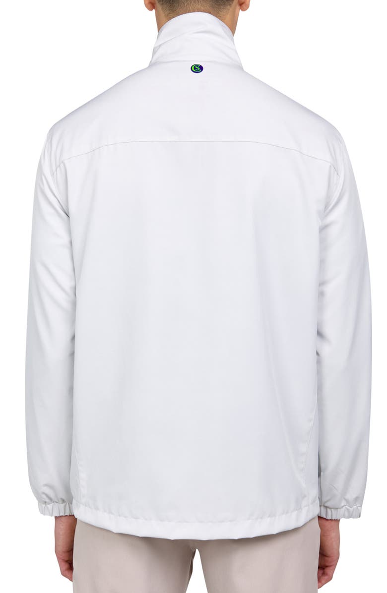 CONSTRUCT Regular Fit Solid Recycled Performance Golf Jacket, Alternate, color, Grey