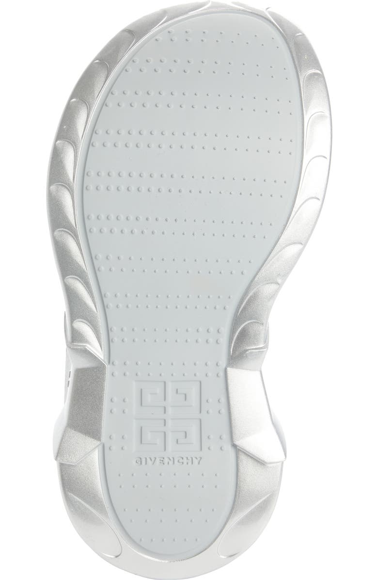 Givenchy Marshmallow Metallic Wedge Slide Sandal, Alternate, color,