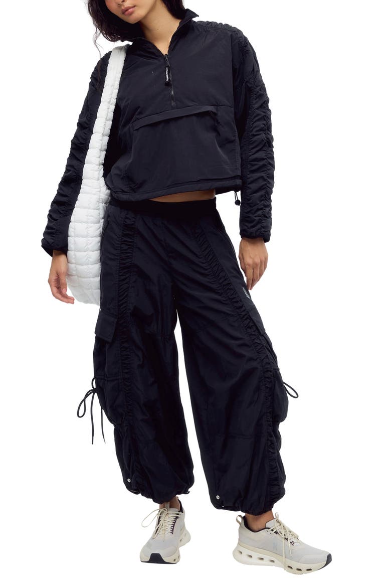 Alpine Reversible Half Zip Jacket, Alternate, color, BLACK