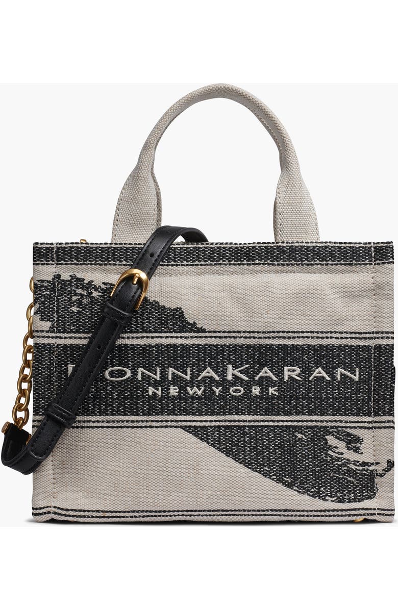 Donna Karan New York Merino Small Tote, Main, color, Neutrl/Black