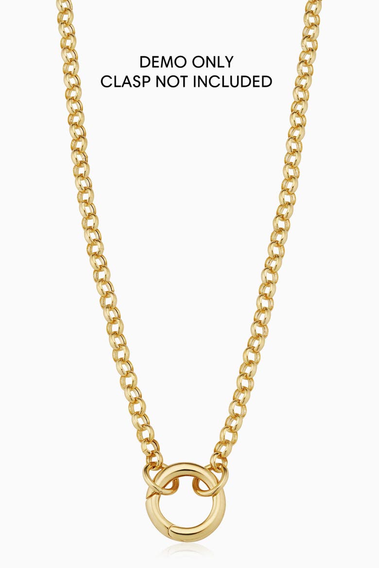 14K Yellow Gold Rimini Rolo Split Necklace, Alternate, color, Yellow Gold
